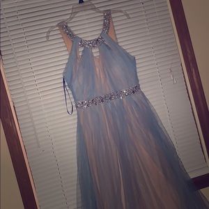 A princess gown prom dress